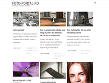 Tablet Screenshot of foto-portal.ro